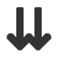 downwards-double-nav-arrow icon