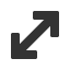 south-west-to-north-east-nav-arrow icon
