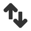 exchange-upwards-and-downwards-nav-arrow icon