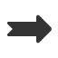 rightwards-arrow-with-notched-tail icon