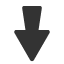 heavy-downwards-arrow icon