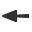 drafting-point-leftwards-arrow icon
