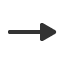 rightwards-arrow-with-small-equilateral-arrowhead icon