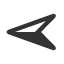 three-d-bottom-lighted-leftwards-arrow icon