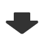 squat-black-downwards-arrow icon