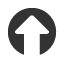 circled-heavy-white-upwards-arrow icon