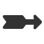 wedge-tailed-rightwards-arrow icon