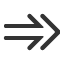 open-outlined-rightwards-arrow icon