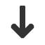 downwards-sans-serif-regular-arrow icon