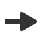 heavy-rightwards-arrow-with-equilateral-arrowhead icon