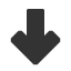 downwards-heavy-sans-serif-arrow icon
