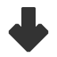 downwards-very-heavy-sans-serif-arrow icon