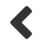 leftwards-medium-chevron icon