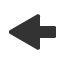 heavy-leftwards-arrow-with-large-equilateral-arrowhead icon