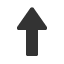 upwards-equilateral-arrow icon