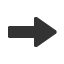 rightwards-equilateral-arrow icon