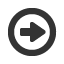 rightwards-circle-empty-equilateral-arrow icon