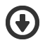 downwards-circle-empty-equilateral-arrow icon