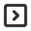 rightwards-square-empty-chevron icon