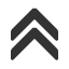 upwards-double-barb-chevron icon