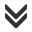 downwards-double-barb-chevron icon