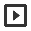 rightwards-square-empty-triangle icon