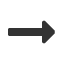 rightwards-triangle-headed-arrow-with-medium-shaft icon