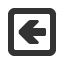 leftwards-square-empty-heavy-barb-arrow icon