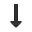 downwards-triangle-headed-arrow-with-medium-shaft icon