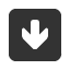 downwards-square-heavy-barb-arrow icon