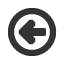 leftwards-circle-empty-sans-serif-arrow icon