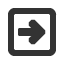 rightwards-square-empty-sans-serif-arrow icon