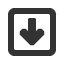 downwards-square-empty-sans-serif-arrow icon