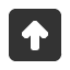 upwards-square-sans-serif-arrow icon