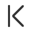 leftwards-light-last-chevron icon