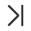 rightwards-light-last-chevron icon