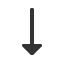 downwards-arrow-with-small-triangle-arrowhead icon