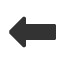leftwards-triangle-headed-arrow-with-heavy-shaft icon