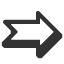 notched-lower-right-shadowed-white-rightwards-arrow icon