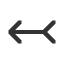 leftwards-arrow-with-tail icon