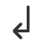 downwards-arrow-with-tip-leftwards icon