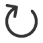 clockwise-open-circle-arrow icon