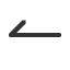 leftwards-harpoon-with-barb-upwards icon