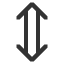 up-down-double-arrow icon
