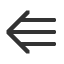 leftwards-triple-arrow icon