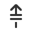 upwards-arrow-with-double-stroke icon
