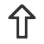 upwards-white-arrow icon