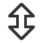 up-down-white-arrow icon