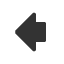 leftwards-squared-arrow icon