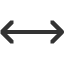long-left-right-arrow icon